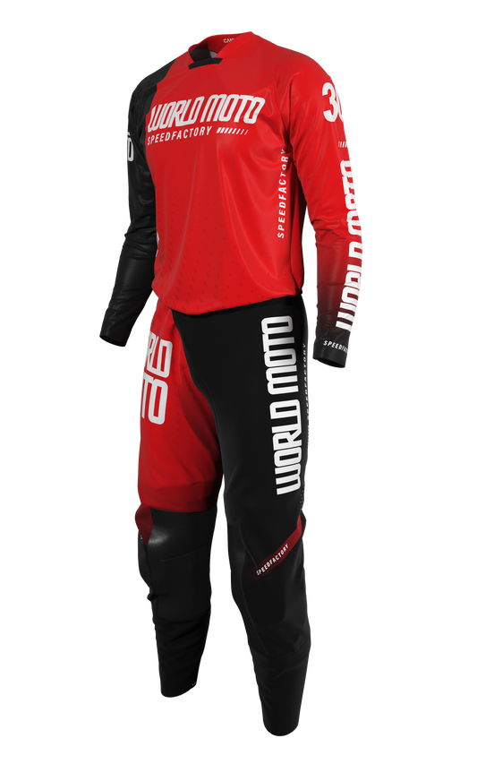 World Moto Limited Edition Gear Set Red